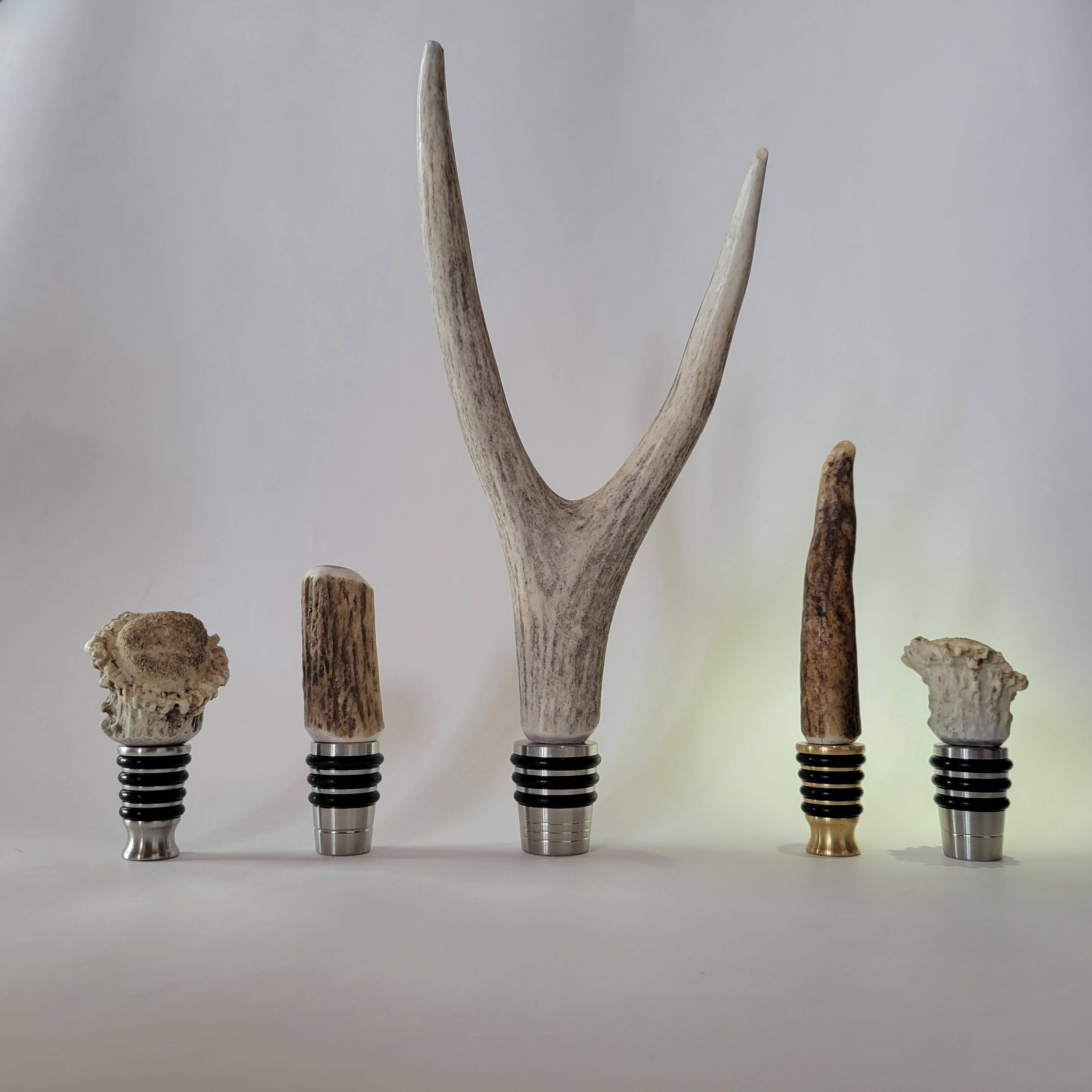 Bella's Bones Antler Bottle Stopper